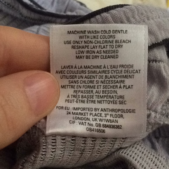 SOLD FILLMORE Anthropologie Deletta Grey - Picture 9 of 9